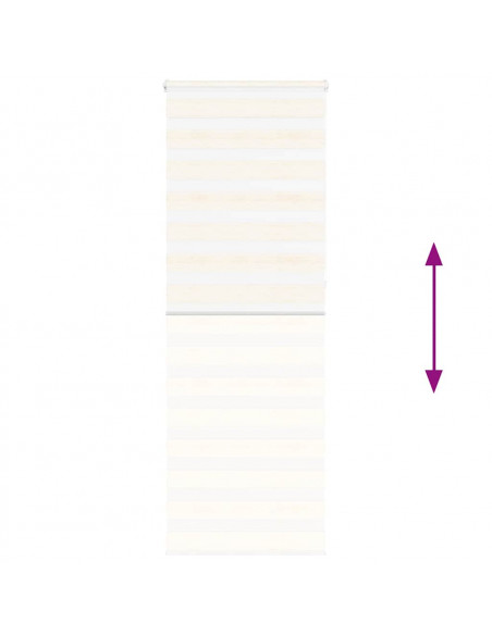 Tenda a Rullo Zebra Larghezza Tessuto 80,9 cm Poliestere