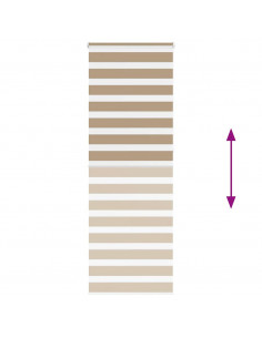 Tenda a Rullo Zebra Larghezza Tessuto 80,9 cm Poliestere 2