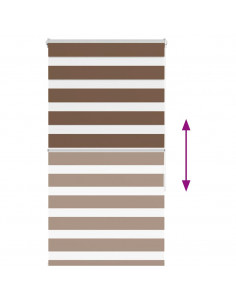 Tenda a Rullo Zebra Larghezza Tessuto 80,9 cm Poliestere 2