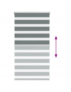 Tenda a Rullo Zebra Larghezza Tessuto 80,9 cm Poliestere 2