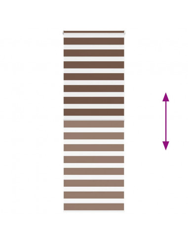 Tenda a Rullo Zebra Larghezza Tessuto 85,9 cm Poliestere