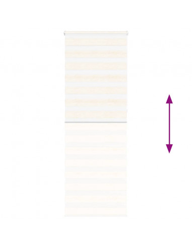 Tenda a Rullo Zebra Larghezza Tessuto 85,9 cm Poliestere