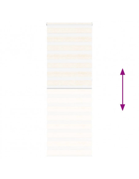 Tenda a Rullo Zebra Larghezza Tessuto 85,9 cm Poliestere