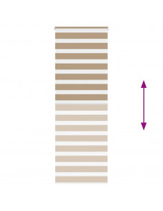 Tenda a Rullo Zebra Larghezza Tessuto 85,9 cm Poliestere 2