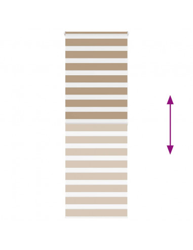 Tenda a Rullo Zebra Larghezza Tessuto 85,9 cm Poliestere