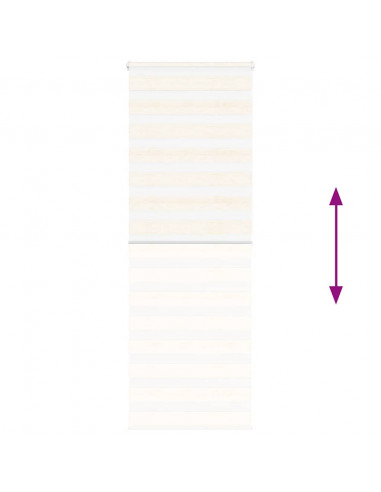 Tenda a Rullo Zebra Larghezza Tessuto 85,9 cm Poliestere