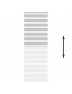 Tenda a Rullo Zebra Larghezza Tessuto 85,9 cm Poliestere 2