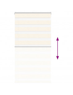 Tenda a Rullo Zebra Larghezza Tessuto 85,9 cm Poliestere 2