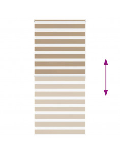 Tenda a Rullo Zebra Larghezza Tessuto 90,9 cm Poliestere 2