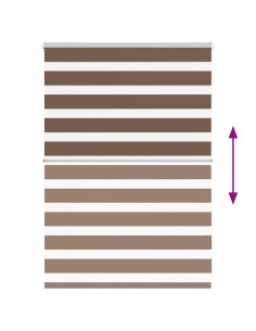 Tenda a Rullo Zebra Larghezza Tessuto 90,9 cm Poliestere 2