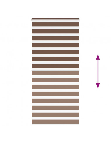 Tenda a Rullo Zebra Larghezza Tessuto 90,9 cm Poliestere