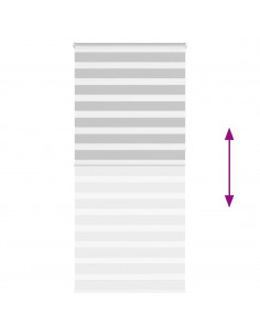 Tenda a Rullo Zebra Larghezza Tessuto 90,9 cm Poliestere 2