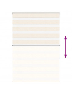 Tenda a Rullo Zebra Larghezza Tessuto 90,9 cm Poliestere 2