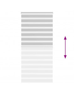 Tenda a Rullo Zebra Larghezza Tessuto 90,9 cm Poliestere 2