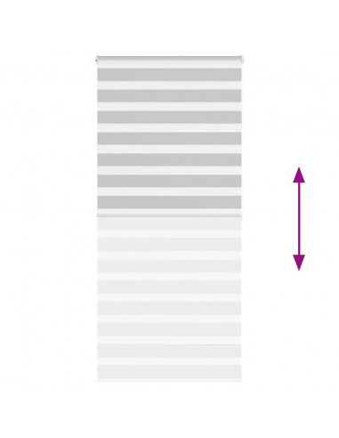 Tenda a Rullo Zebra Larghezza Tessuto 90,9 cm Poliestere