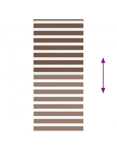 Tenda a Rullo Zebra Larghezza Tessuto 95,9 cm Poliestere