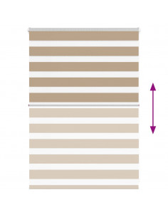 Tenda a Rullo Zebra Larghezza Tessuto 95,9 cm Poliestere 2