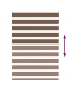 Tenda a Rullo Zebra Larghezza Tessuto 95,9 cm Poliestere 2