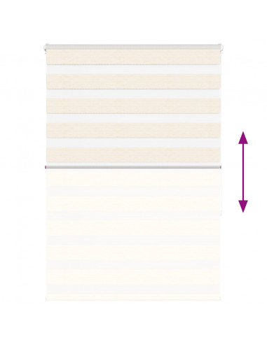 Tenda a Rullo Zebra Larghezza Tessuto 95,9 cm Poliestere