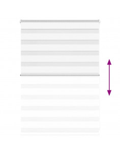 Tenda a Rullo Zebra Larghezza Tessuto 95,9 cm Poliestere 2