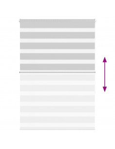 Tenda a Rullo Zebra Larghezza Tessuto 95,9 cm Poliestere 2