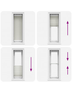 Tenda Plissettata Grigio Chiaro 40x150 cm Larghezza Tessuto 2