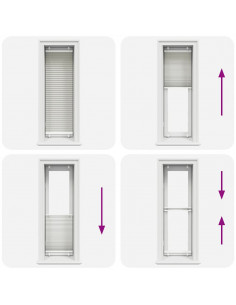 Tenda Plissettata Grigio Chiaro 45x100 cm Larghezza Tessuto 2