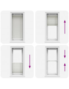 Tenda Plissettata Grigio Chiaro 60x100 cm Larghezza Tessuto 2