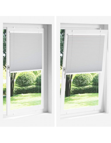 Tenda Plissettata Verde petrolio 45x200 cm Larghezza Tessuto