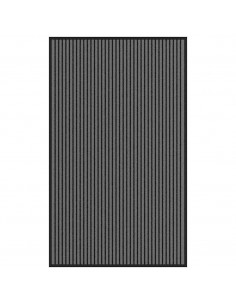 Zerbino a Strisce Nere e Grigie 90x150 cm 2