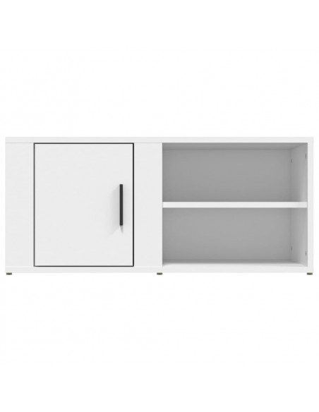Mobili Porta TV 2 pz Bianco 80x31,5x36 cm in Legno Multistrato