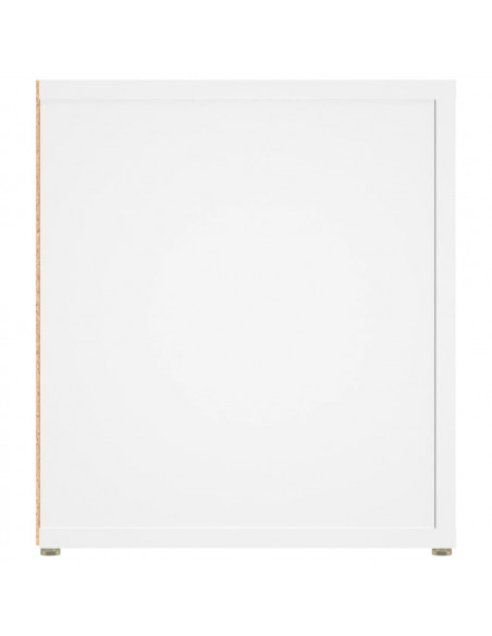 Mobili Porta TV 2 pz Bianco 80x31,5x36 cm in Legno Multistrato