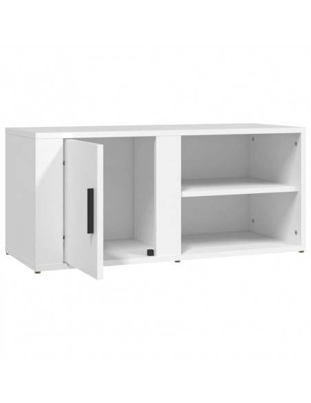 Mobili Porta TV 2 pz Bianco 80x31,5x36 cm in Legno Multistrato