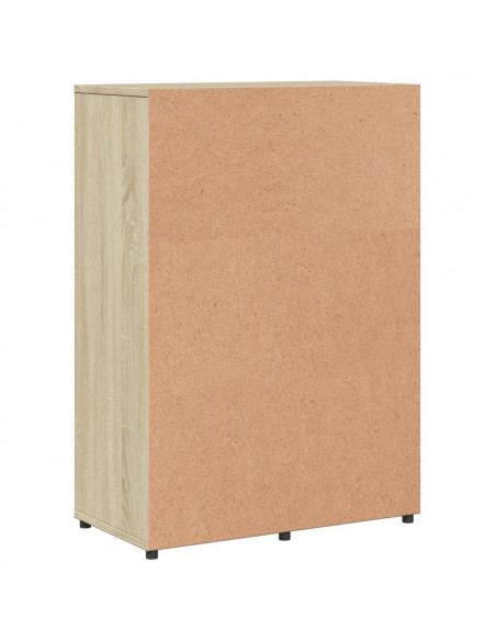 Credenza Rovere Sonoma 60x31x84 cm in Legno Multistrato