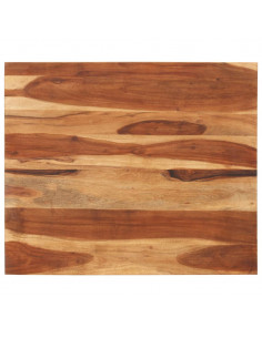 Piano Tavolo in Legno Massello di Acacia 25-27 mm 70x80 cm