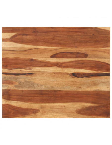 Piano Tavolo in Legno Massello di Acacia 25-27 mm 70x80 cm