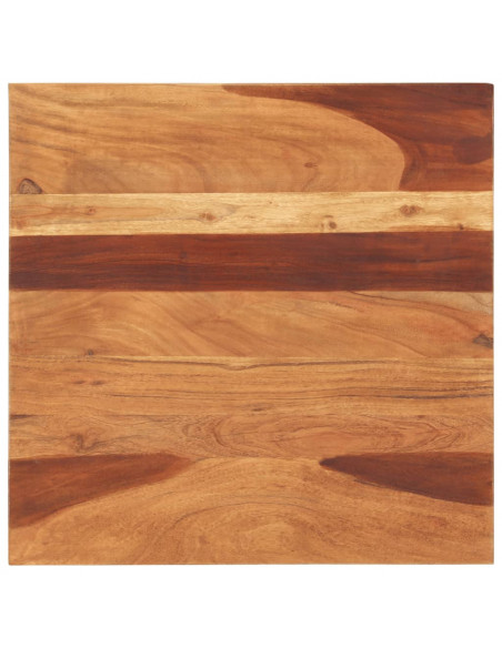 Piano Tavolo in Legno Massello di Acacia 15-16 mm 60x60 cm