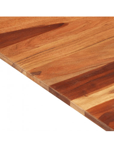 Piano Tavolo in Legno Massello di Acacia 15-16 mm 60x60 cm