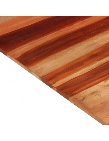 Piano Tavolo in Legno Massello di Acacia 15-16 mm 80x80 cm