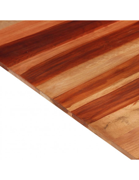 Piano Tavolo in Legno Massello di Acacia 15-16 mm 80x80 cm