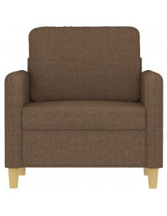 Poltrona Marrone 60 cm in Tessuto 2