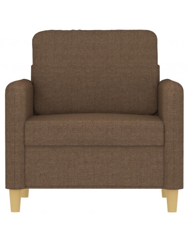 Poltrona Marrone 60 cm in Tessuto