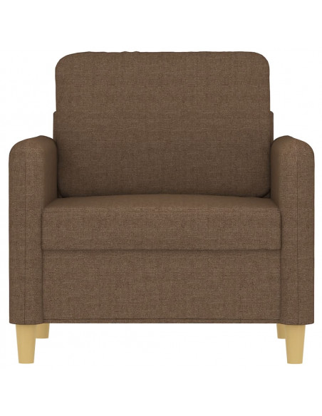 Poltrona Marrone 60 cm in Tessuto