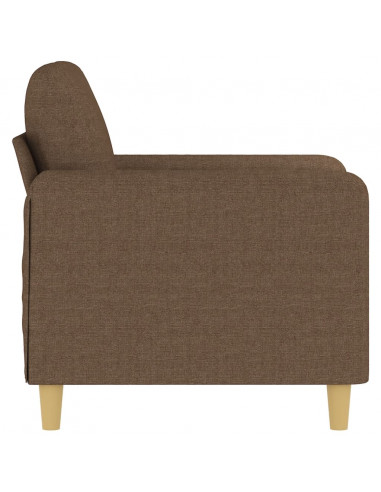 Poltrona Marrone 60 cm in Tessuto