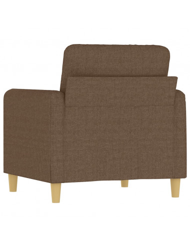 Poltrona Marrone 60 cm in Tessuto