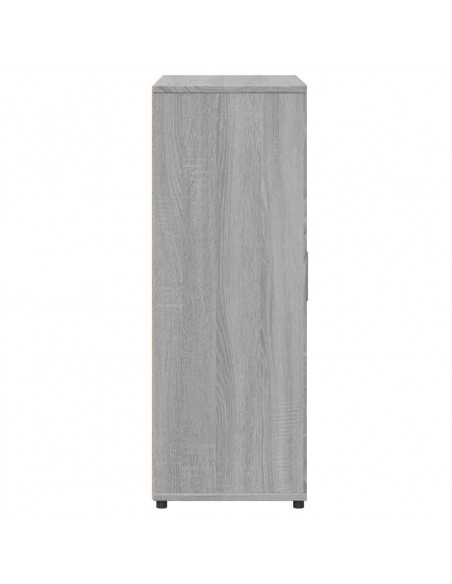 Credenze 2 pz Grigio Sonoma 60x31x84 cm in Legno Multistrato