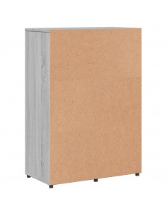 Credenze 2 pz Grigio Sonoma 60x31x84 cm in Legno Multistrato 2