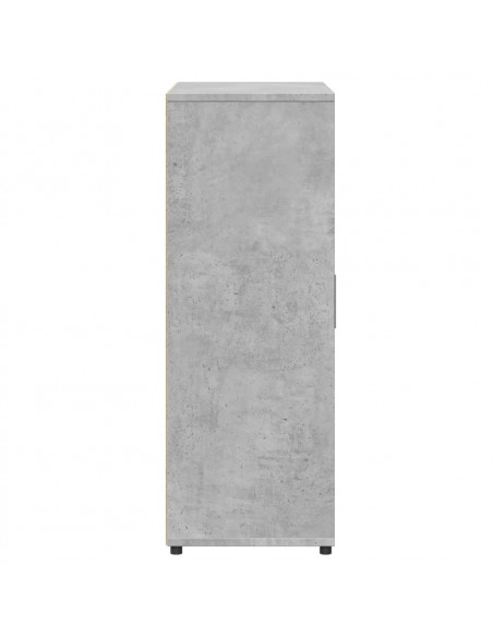 Credenze 2 pz Grigio Cemento 60x31x84 cm in Legno Multistrato