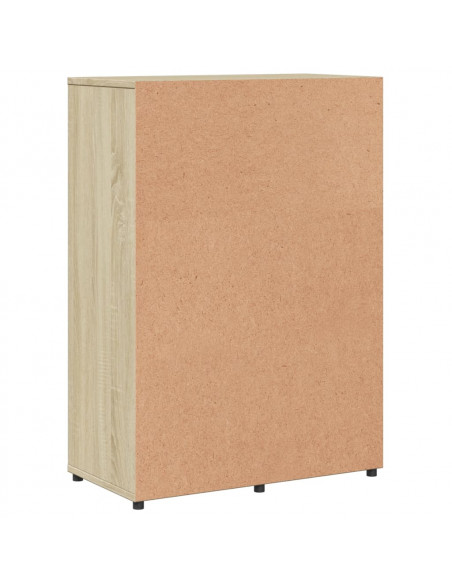 Credenze 2 pz Rovere Sonoma 60x31x84 cm in Legno Multistrato