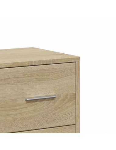 Credenze 2 pz Rovere Sonoma 60x31x84 cm in Legno Multistrato